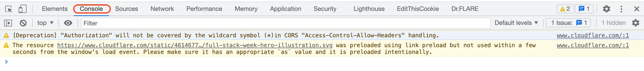 在 Chrome 开发者工具中查找 Console 选项卡的位置