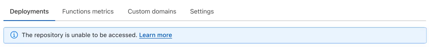 在 Pages 项目的 Settings 中暂停部署